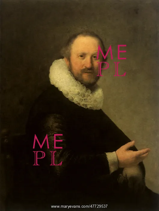 : Portrait of a Seated Man, by Rembrandt : Portrait of a Seated Man, by Rembrandt