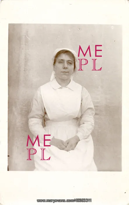 : Portrait of Seated Nurse : Portrait of Seated Nurse