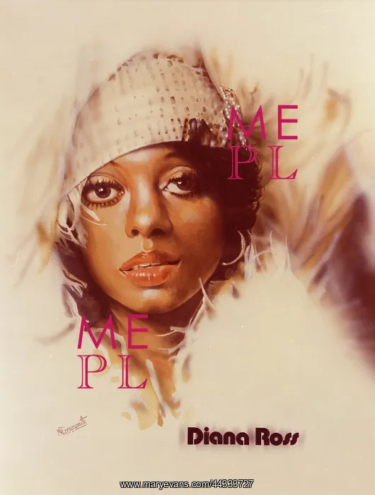 : Portrait of singer Diana Ross : Portrait of singer Diana Ross