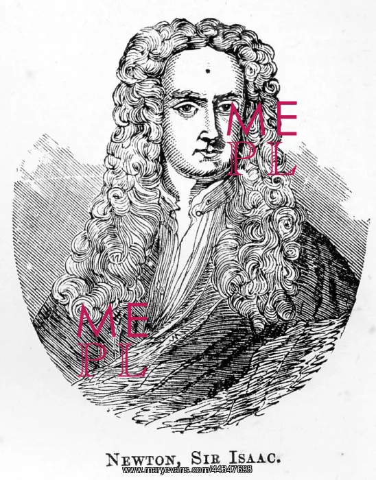  : Portrait of Sir Isaac Newton