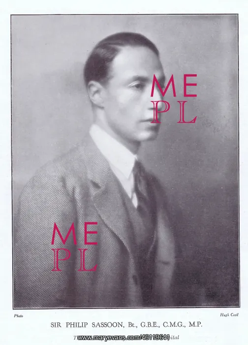 : Portrait of Sir Philip Sassoon, 1925 : Portrait of Sir Philip Sassoon, 1925