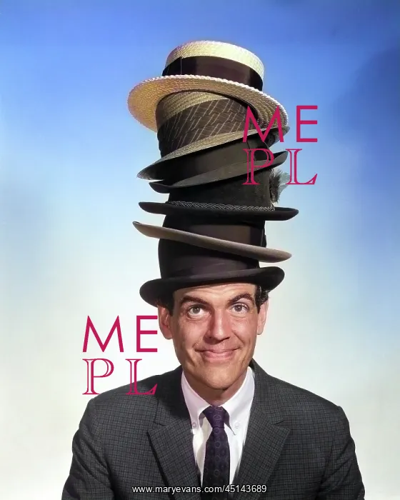 : Portrait of Smiling Man Character in Suit and : Portrait of Smiling Man Character in Suit and