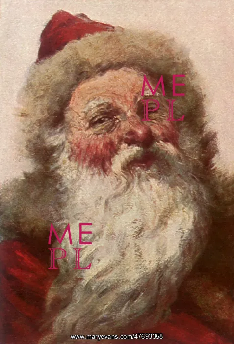  : Portrait of a Smiling Santa Claus