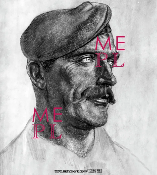 : Portrait of a soldier in the First World War by Ferdinand : Portrait of a soldier in the First World War by Ferdinand