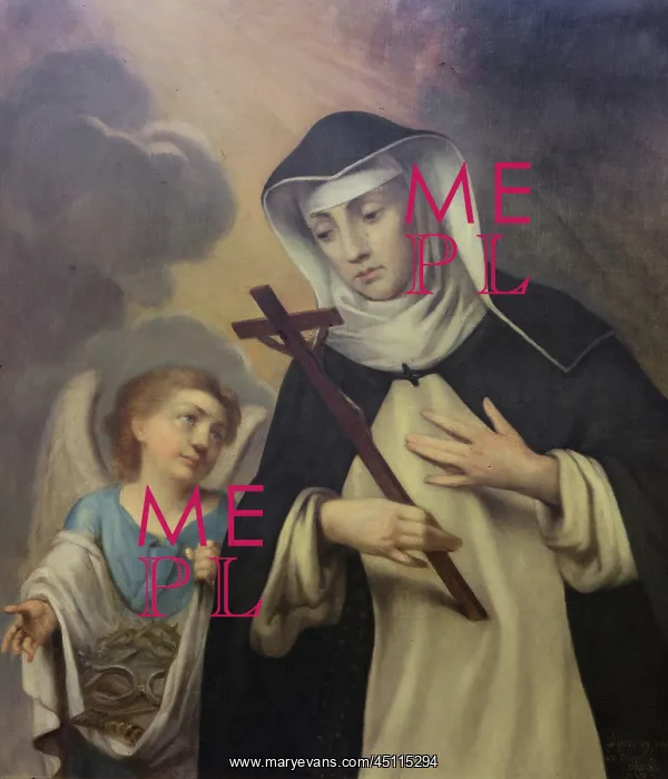 : Portrait of St Agnes of Jesus, Historial of Mere : Portrait of St Agnes of Jesus, Historial of Mere