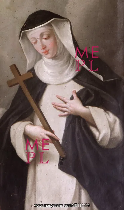 : Portrait of St Agnes of Jesus, Monastery of St : Portrait of St Agnes of Jesus, Monastery of St