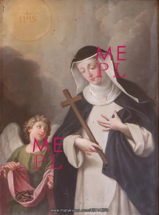 : Portrait of St Agnes of Jesus, Monastery of St : Portrait of St Agnes of Jesus, Monastery of St