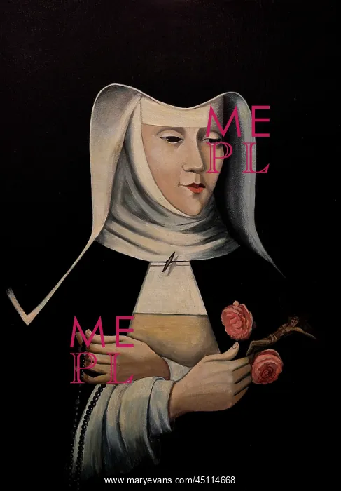 : Portrait of St Agnes of Jesus, Monastery of St : Portrait of St Agnes of Jesus, Monastery of St