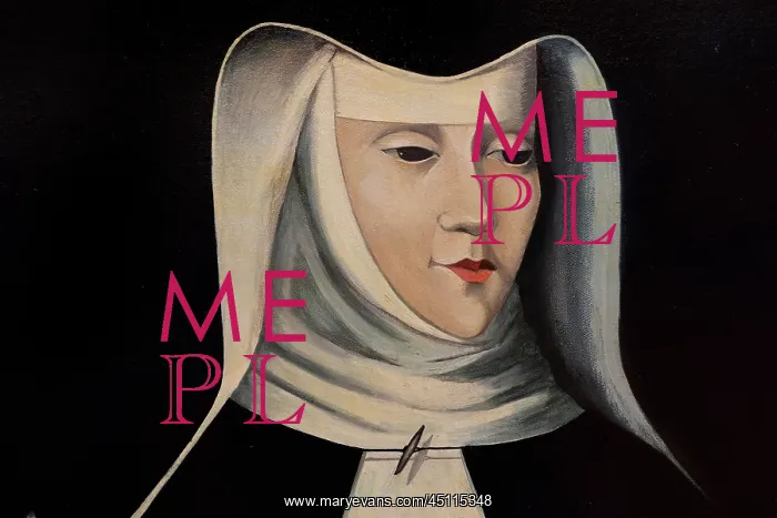 : Portrait of St Agnes of Jesus, Monastery of St : Portrait of St Agnes of Jesus, Monastery of St