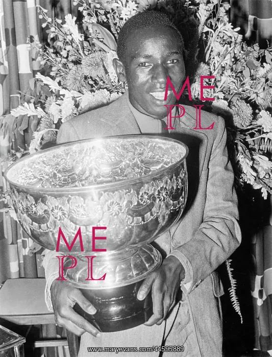 : A portrait of Stephen Muchoki, Kenyan boxer holding : A portrait of Stephen Muchoki, Kenyan boxer holding