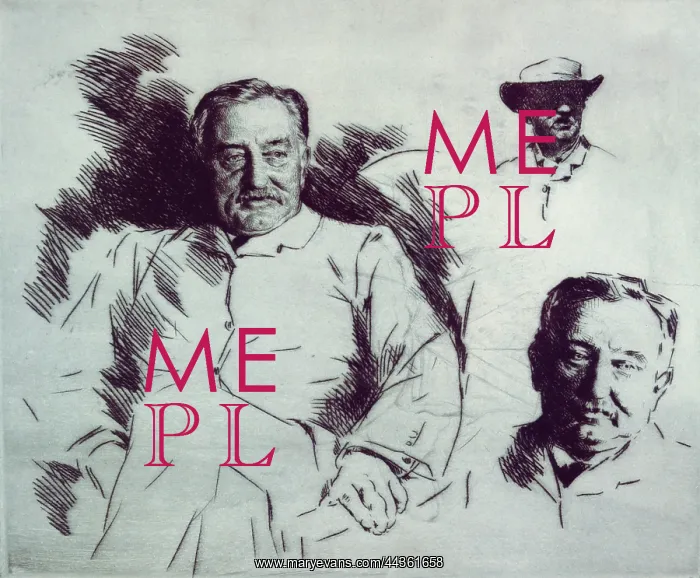 : Portrait Studies of Cecil John Rhodes, circa 1900 : Portrait Studies of Cecil John Rhodes, circa 1900