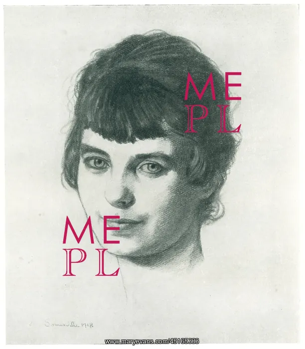 : Portrait Study Of A Woman : Portrait Study Of A Woman
