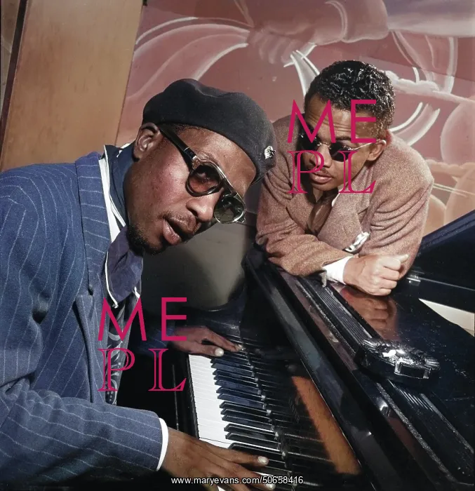 : Portrait of Thelonious Monk and Howard McGhee : Portrait of Thelonious Monk and Howard McGhee