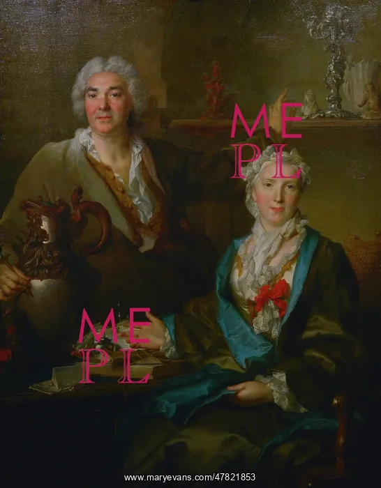 : Portrait of Thomas Germain and his Wife, 1736 : Portrait of Thomas Germain and his Wife, 1736