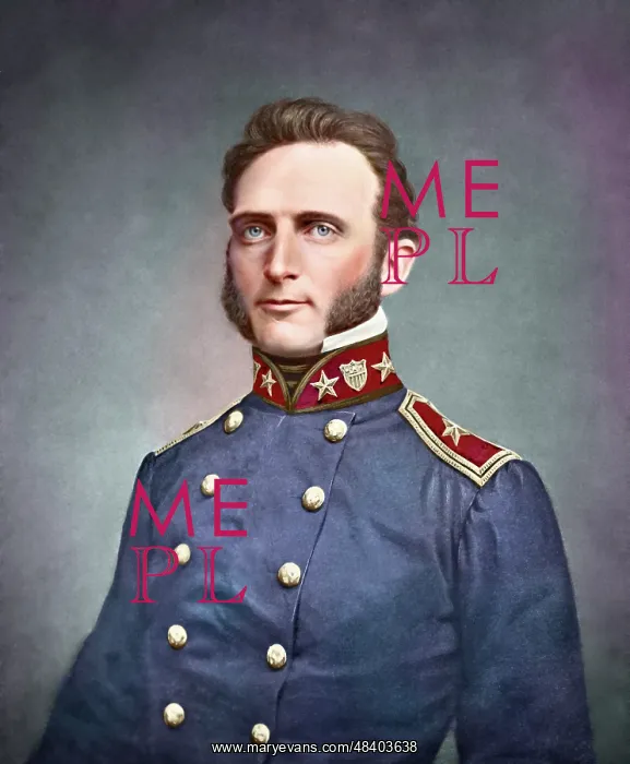 : Portrait of Thomas Stonewall Jackson as a young officer : Portrait of Thomas Stonewall Jackson as a young officer