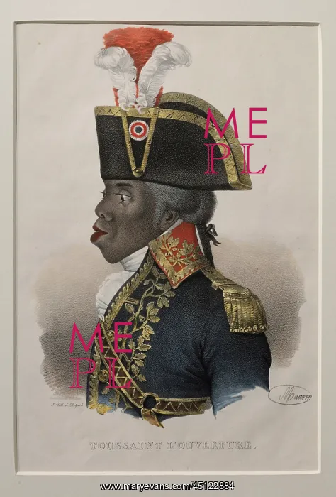 : Portrait of Toussaint Louverture, Musee d'Aquitaine : Portrait of Toussaint Louverture, Musee d'Aquitaine