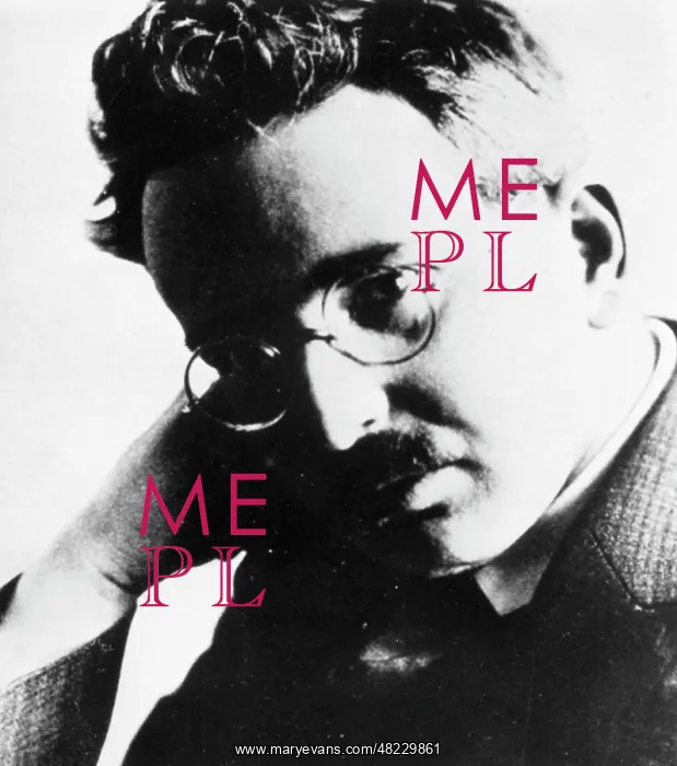 : Portrait of Walter Benjamin : Portrait of Walter Benjamin
