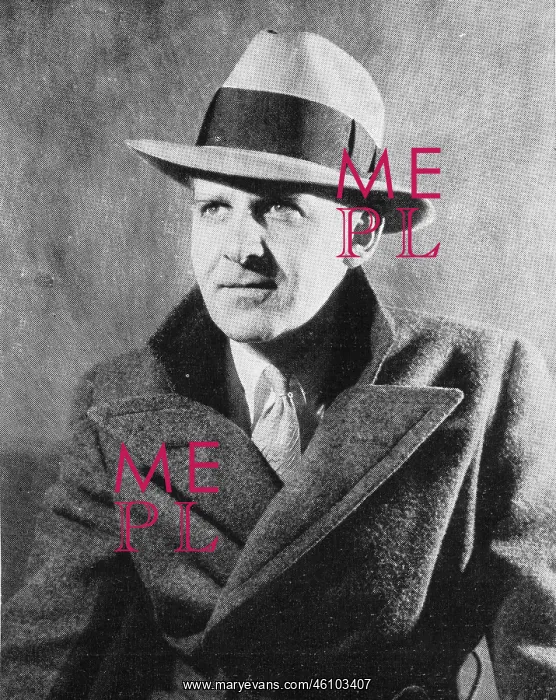 : A portrait of Walter Winchell, the Boswell of Broadway, 1930 : A portrait of Walter Winchell, the Boswell of Broadway, 1930
