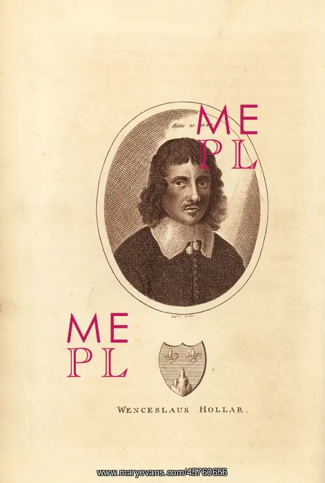 : Portrait of Wenceslaus Hollar the engraver : Portrait of Wenceslaus Hollar the engraver