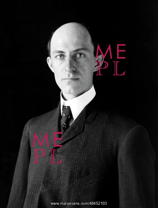 : Portrait of Wilbur Wright, dated 1905 : Portrait of Wilbur Wright, dated 1905