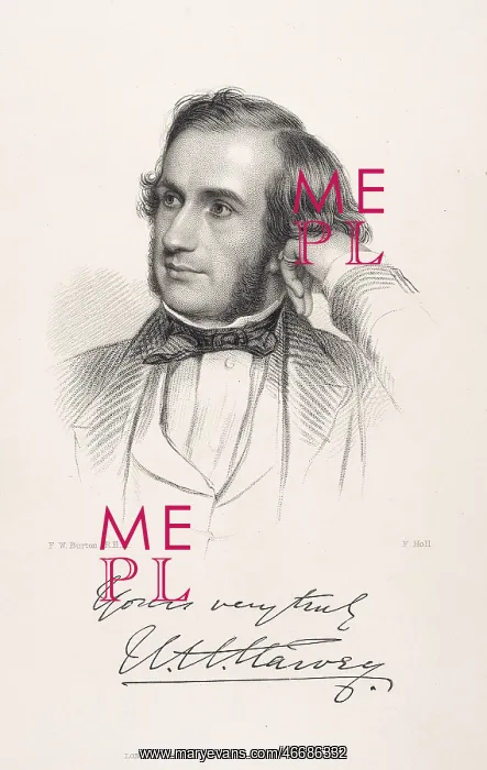 : Portrait of William Henry Harvey : Portrait of William Henry Harvey
