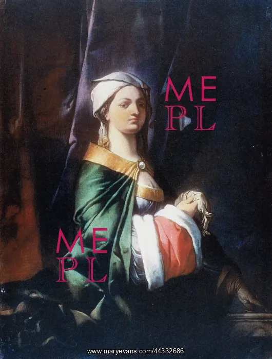 : Portrait of a woman with : Portrait of a woman with