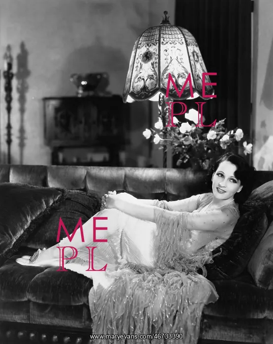 : Portrait of woman on couch : Portrait of woman on couch