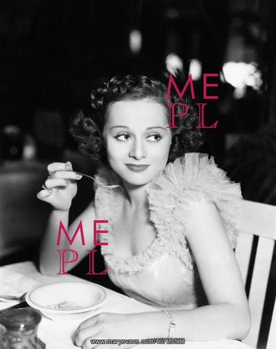: Portrait of woman eating : Portrait of woman eating