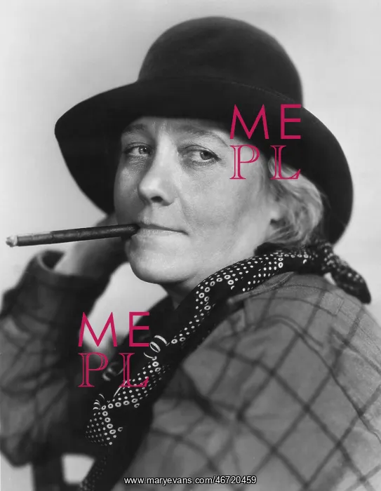 : Portrait of woman smoking cigar : Portrait of woman smoking cigar