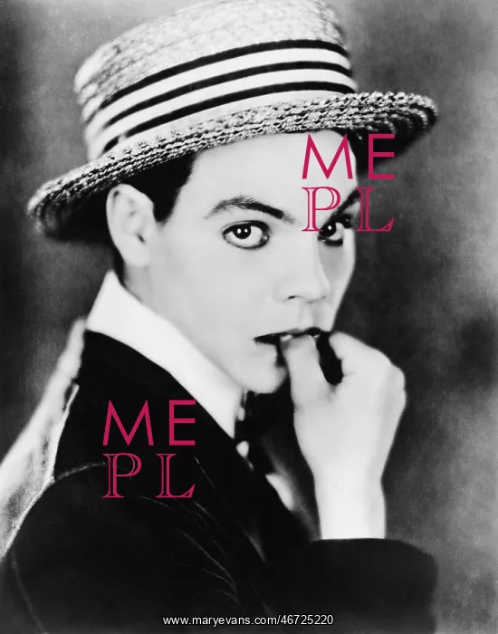 : Portrait of woman in suit and hat : Portrait of woman in suit and hat