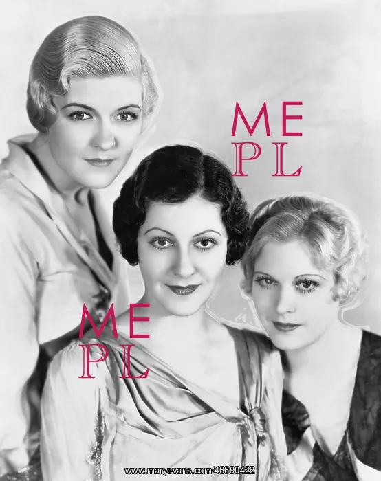 : Portrait of three women : Portrait of three women
