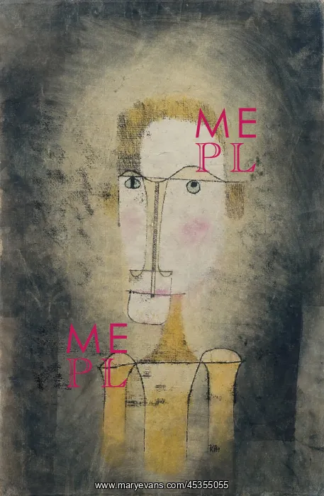 : PORTRAIT OF A YELLOW MAN, by Paul Klee : PORTRAIT OF A YELLOW MAN, by Paul Klee