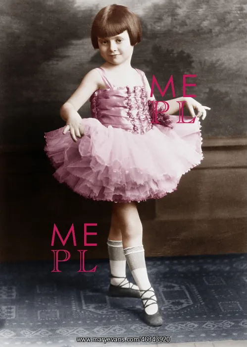 : Portrait of young ballerina : Portrait of young ballerina