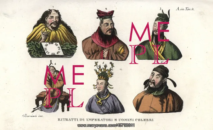 : Portraits of Chinese emperors, empress and famous men : Portraits of Chinese emperors, empress and famous men