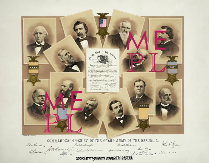 : Portraits of the twelve Commanders in Chief of : Portraits of the twelve Commanders in Chief of