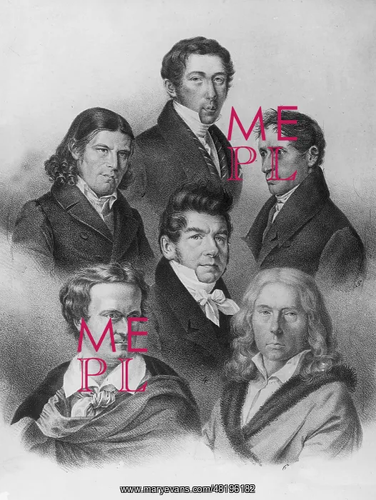 : Portraits of German poets : Portraits of German poets
