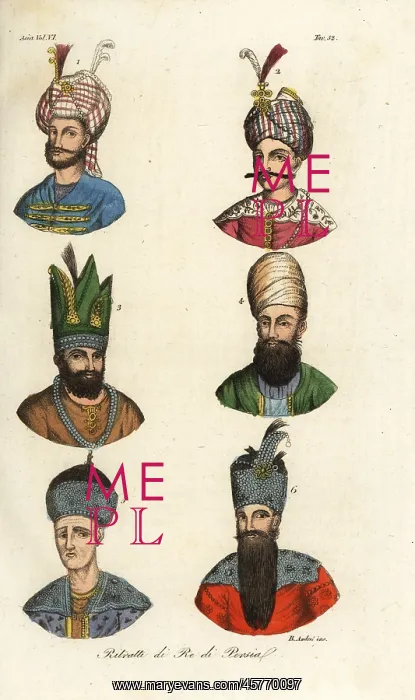 : Portraits of the Kings of Persia : Portraits of the Kings of Persia