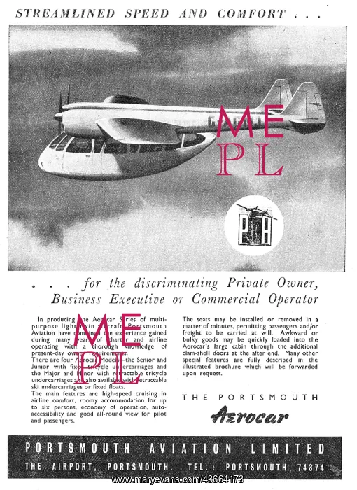  : Portsmouth Aerocar