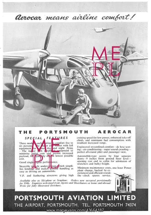  : Portsmouth Aerocar