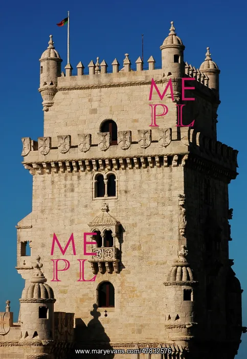 : Portugal. Lisbon. Belem Tower (Tower of Belem). 16th century : Portugal. Lisbon. Belem Tower (Tower of Belem). 16th century
