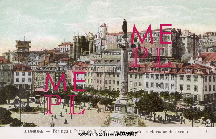 : Portugal, Lisbon - The Rossio : Portugal, Lisbon - The Rossio