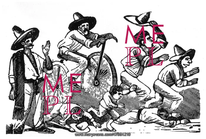 : Posada, the advent of the bicycle, Mexico : Posada, the advent of the bicycle, Mexico