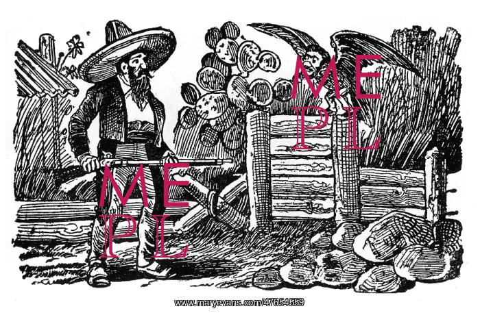 : Posada, Ballad of the Farmer and the Hawk, Mexico : Posada, Ballad of the Farmer and the Hawk, Mexico