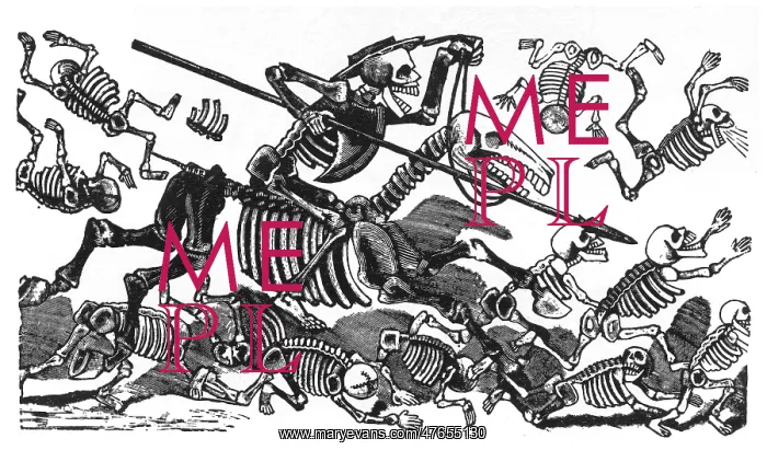: Posada, Calavera of Don Quixote : Posada, Calavera of Don Quixote