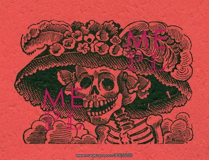 : Posada, Calavera of the Female Dandy, Mexico : Posada, Calavera of the Female Dandy, Mexico