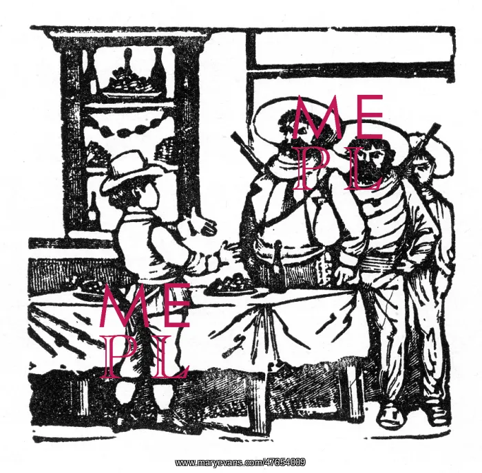 : Posada, frontispiece design, Mexican bandits : Posada, frontispiece design, Mexican bandits