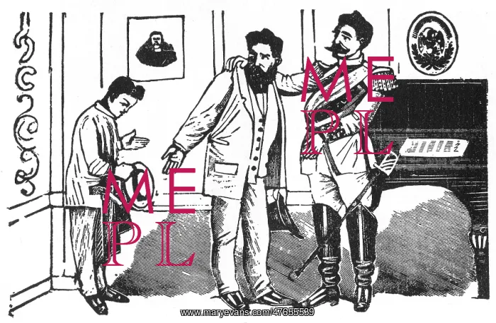 : Posada, Illustration to a story, The Barracks Cap : Posada, Illustration to a story, The Barracks Cap