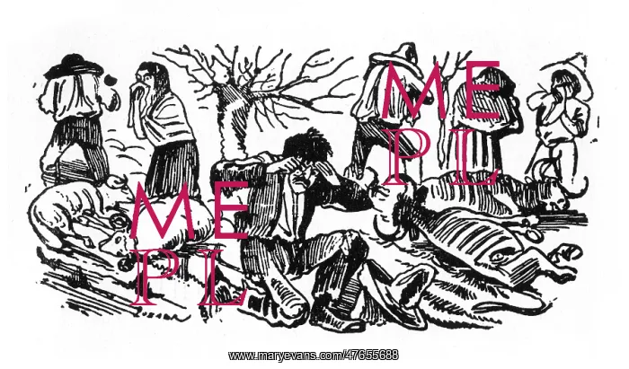: Posada, The Plague, Mexico : Posada, The Plague, Mexico