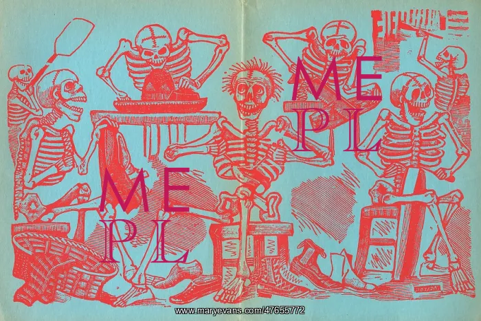 : Posada, skeletons of tradesmen : Posada, skeletons of tradesmen