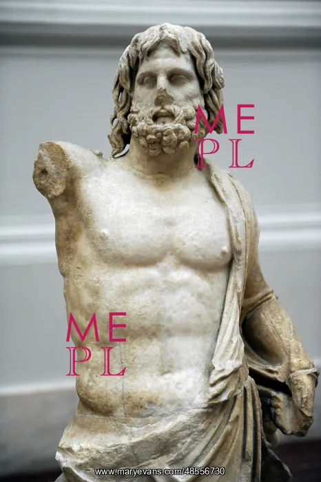 : Poseidon from the Pergamon Altar terrasse. 160 B.C. Marble : Poseidon from the Pergamon Altar terrasse. 160 B.C. Marble